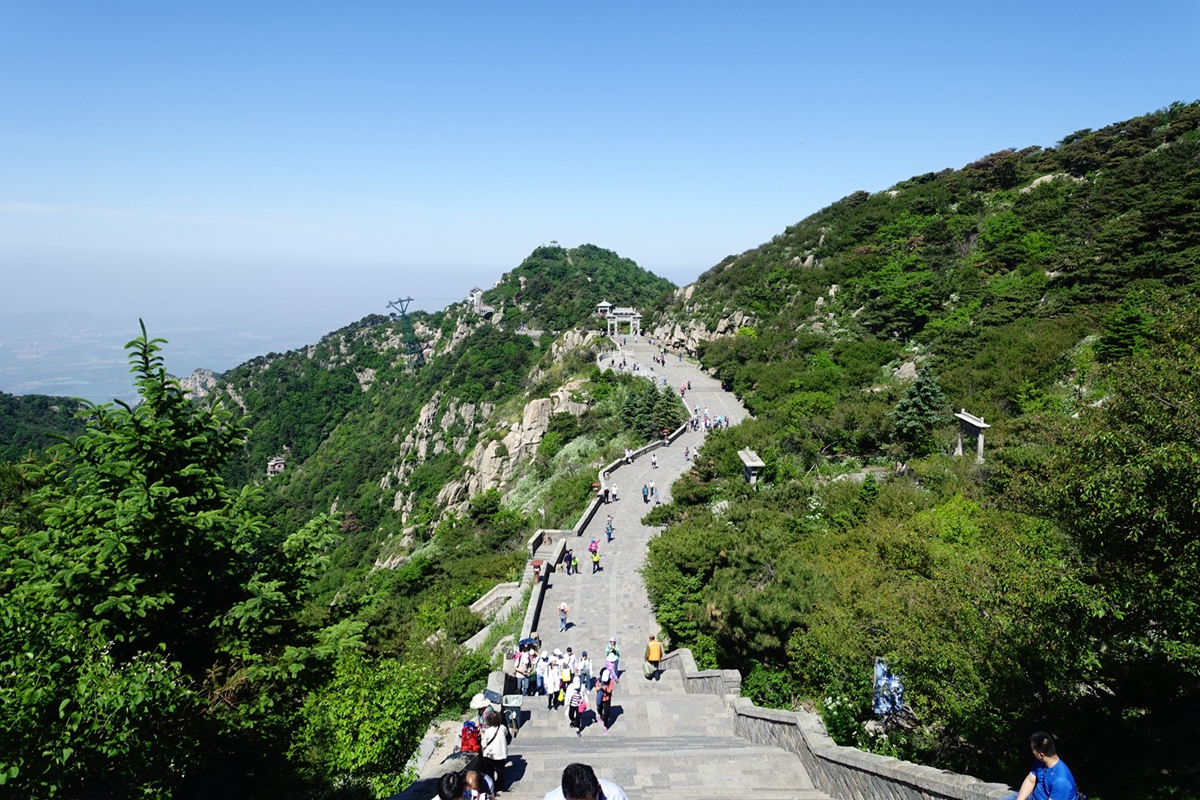 山東泰安 泰山 玉皇頂